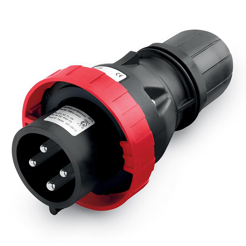 Exproof Düz Fiş - 32A 3P+N+E 6h 346-415V 50Hz 60Hz