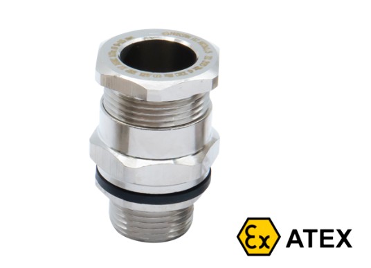 Ex-proof Zırhsız Pirinç Kablo Rakoru Zone 1/21 ATEX Sertifikalı IP68