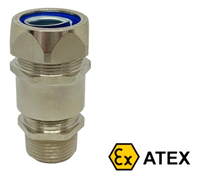 Ağır Hizmet Spiral Boru Tutuculu Pirinç Kablo Rakoru Ex-proof Zone 1/21 ATEX Sertifikalı