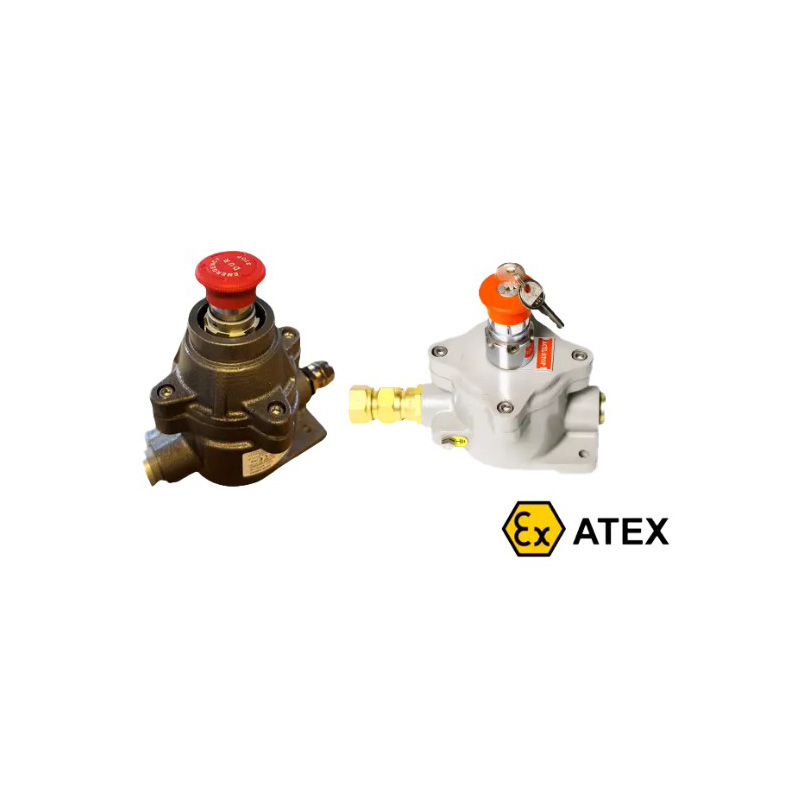Ex-proof Acil Stop Butonu ATEX Sertifikalı Emniyetli Durdurma Ünitesi